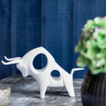 Load image into Gallery viewer, CHARGING BULL - WHITE