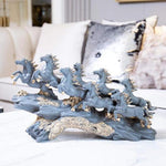 Load image into Gallery viewer, The Magnificent  Horses in Grey and Gold
