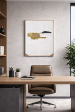 Load image into Gallery viewer, Ratios Abstract Gold Texture Wall Art – Medium Size