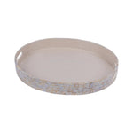 Load image into Gallery viewer, Mother of Pearl Beige Oval Tray