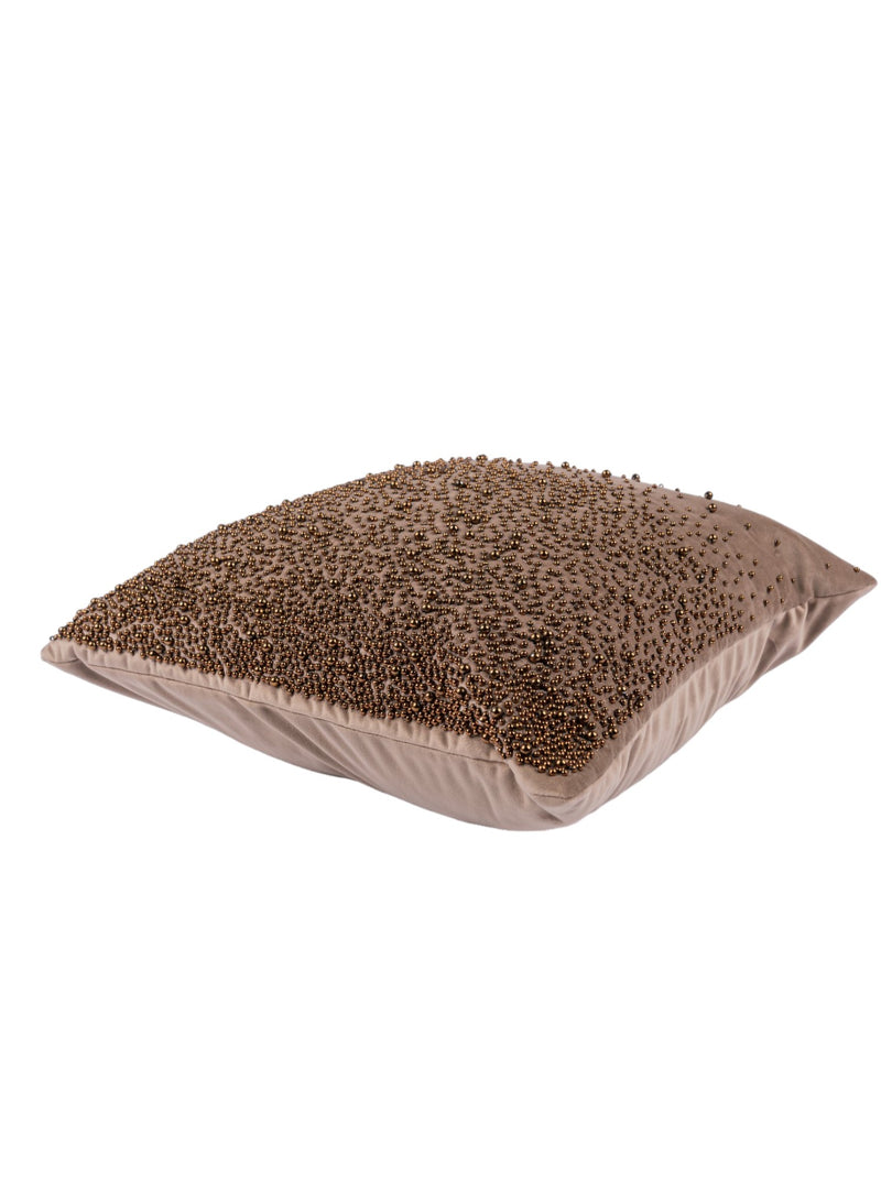 Golden Pearl Beaded Pillow Cove