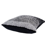 Load image into Gallery viewer, Black White Pearl Beaded Pillow Cover