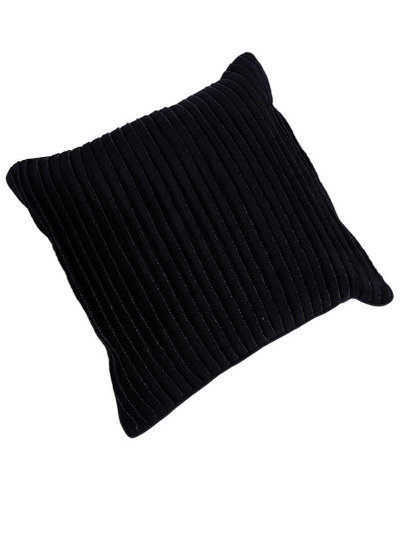 Tesco Ginger Cord Cushion Cover Black