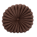 Load image into Gallery viewer, Round Decorative Pillow Brown (Set of 2)