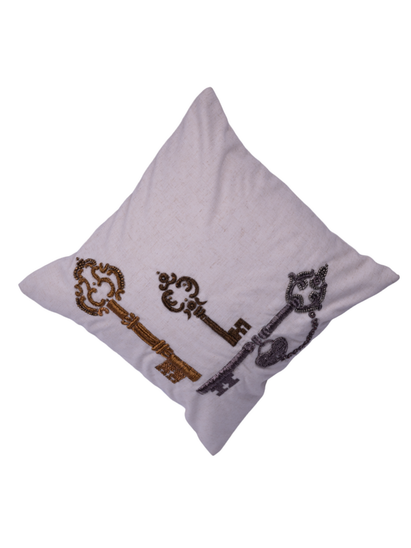 Antique Brass Pillow Cover