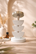 Load image into Gallery viewer, Elegant Stacked Arc Candle Holder