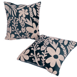 Load image into Gallery viewer, Floral Hue Cushion Cover Green  (Set Of Two)
