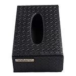 Load image into Gallery viewer, RA Luxurious Black Leather Tissue Box