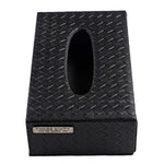 Load image into Gallery viewer, RA Luxurious Black Leather Tissue Box