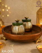 Load image into Gallery viewer, luxury-wooden-decorative-tray-jar