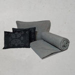 Load image into Gallery viewer, RA Grey And Black BedCover