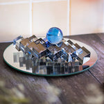 Load image into Gallery viewer, RA Grey & Blue Glass Molati Sculpture
