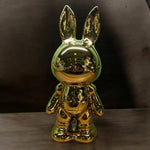 Load image into Gallery viewer, RA Golden Bunny Figurine Large