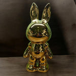 Load image into Gallery viewer, RA Golden Bunny Figurine Large