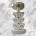 Load image into Gallery viewer, Elegant Stacked Arc Candle Holder