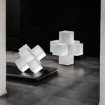 Load image into Gallery viewer, RA Nordic Geometric Crystal Cross Small