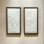 Load image into Gallery viewer, RA ABSTACT WALL ART (SET OF 2)