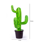 Load image into Gallery viewer, Artificial Cactus Décor Set – Green (Set of 3)