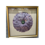 Load image into Gallery viewer, Ratios Purple Feather Mandala Wall Frame