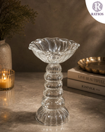 Load image into Gallery viewer, Crystal Glass Pedestal Bowl – RA-0011