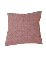 Load image into Gallery viewer, Textured Blush Geometric Cushion Cover