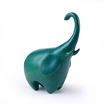 Load image into Gallery viewer, Teal Elephant Decor Showpiece