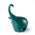 Load image into Gallery viewer, Teal Elephant Decor Showpiece