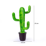 Load image into Gallery viewer, Artificial Cactus Décor Set – Green (Set of 3)