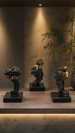 Load image into Gallery viewer, Abstract Thinker Sculpture Set (Set of 3)