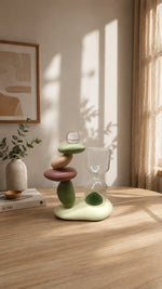 Load image into Gallery viewer, Artistic Balancing Sand Timer | Modern Abstract Table Decor