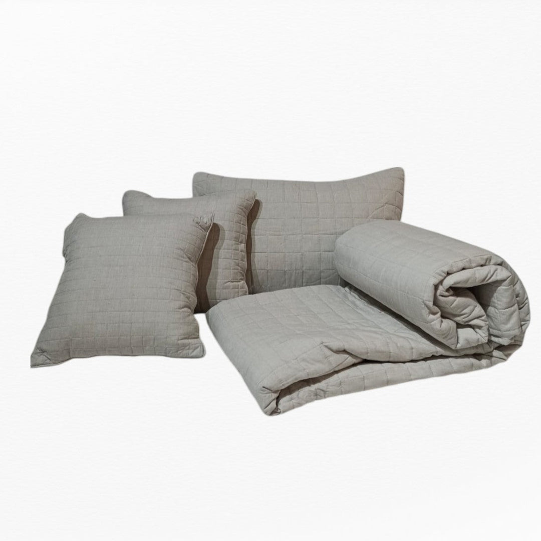 RA Stonewashed Linen Cotton Bed Cover