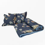 Load image into Gallery viewer, RA Microfiber Double Floral Flat Bedcover