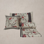Load image into Gallery viewer, RA Cream Colour Floral Bedcover