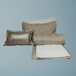 Load image into Gallery viewer, RA  Ivory Solid Bedcover