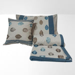 Load image into Gallery viewer, RA Blue Cotton Bedcover