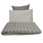 Load image into Gallery viewer, RA Grey Stripe Bedcover