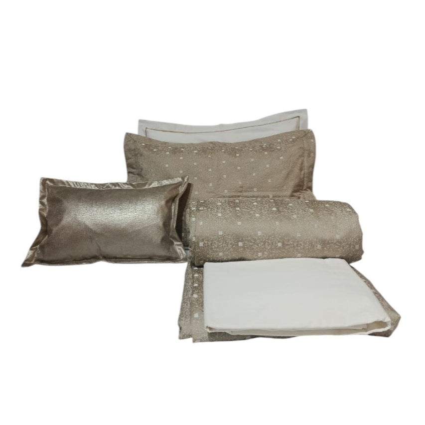 RA  Ivory Solid Bedcover