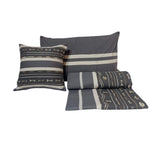 Load image into Gallery viewer, RA Grey And cream Bedcover