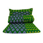 Load image into Gallery viewer, RA Blue And Green Bedcover