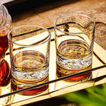 Load image into Gallery viewer, RA Clear Crystal Whiskey Glasses (Set Of 2)