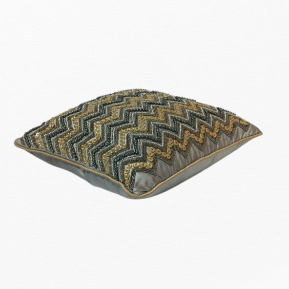 RA Embroidered Cushion Cover