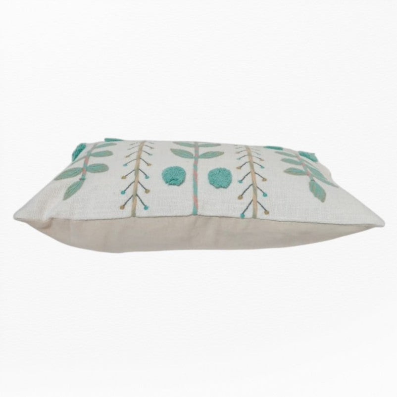 RA Embroidered Rectangular Decorative  Cushion Cover