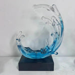 Load image into Gallery viewer, Resin Wave Abstract Sculpture (Small)