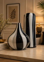 Load image into Gallery viewer, Modern Monochrome Vase Set