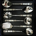 Load image into Gallery viewer, Maverics Designer Stainless Steel Serving Spoon Set