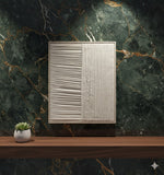 Load image into Gallery viewer, Ratios Dual-Texture Fabric Wall Frame – Modern Neutral Art