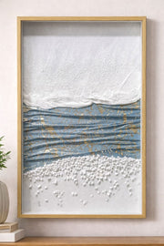 Ratios Textured Coastal Wave Wall Frame