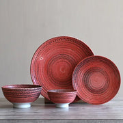 Scuba Coral Porcelain Dinner Set 25 PCS