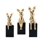 Load image into Gallery viewer, 3Pcs Rabbit Family Statues
