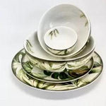 Load image into Gallery viewer, GREEN CERAMIC DINNER SET 21 PCS
